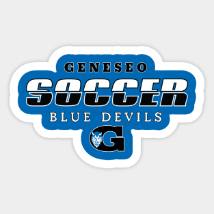 Geneseo Soccer Split Design Sticker